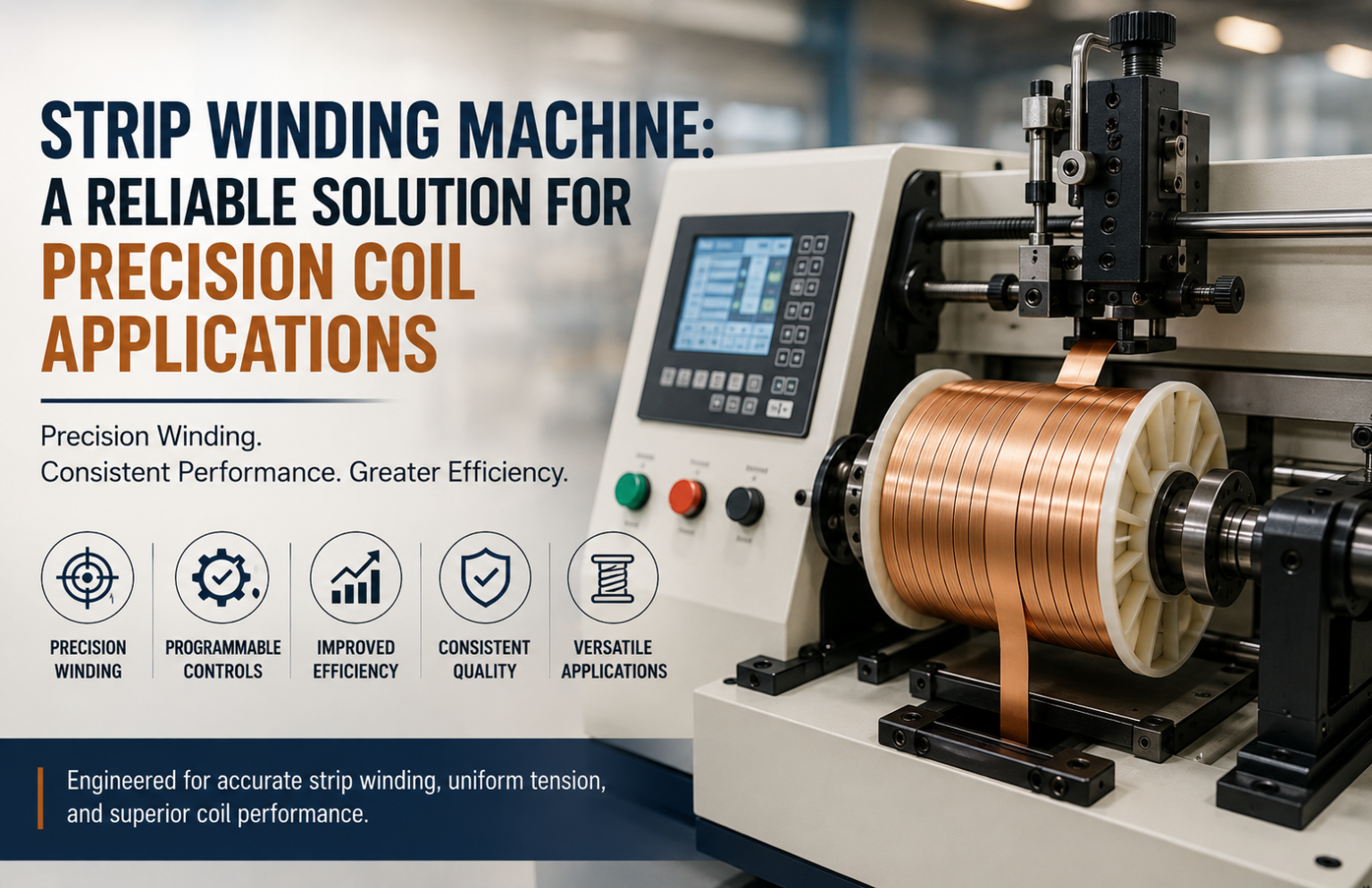 Strip Winding Machine for Precision Coil Applications