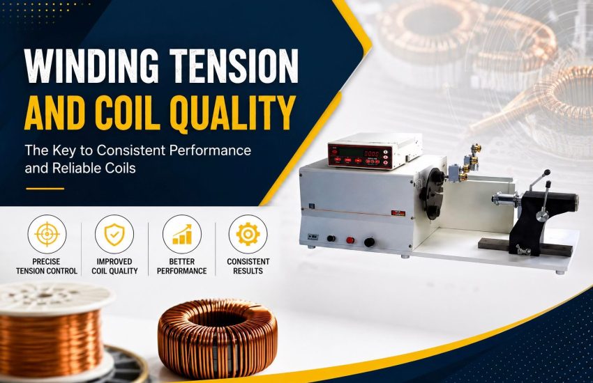 Winding tension in coil manufacturing